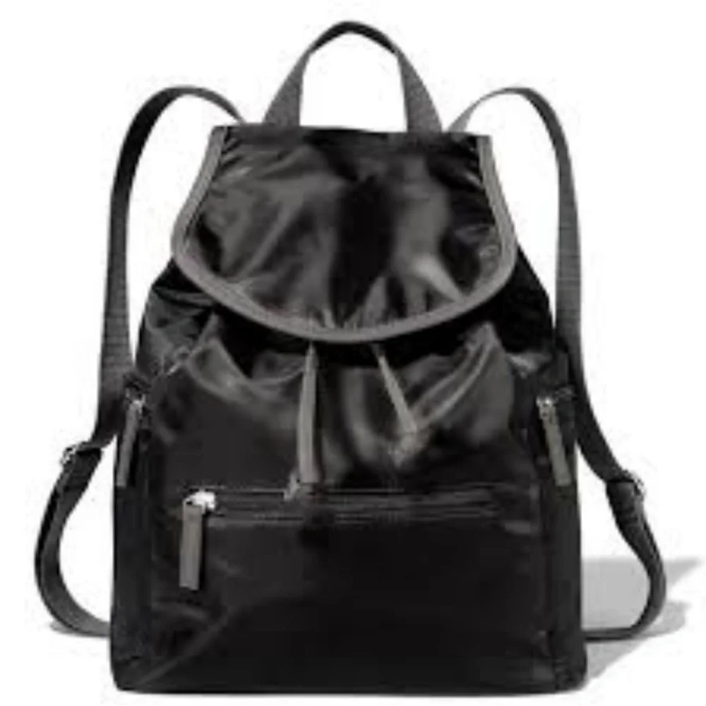 Avon go around town black baby backpack